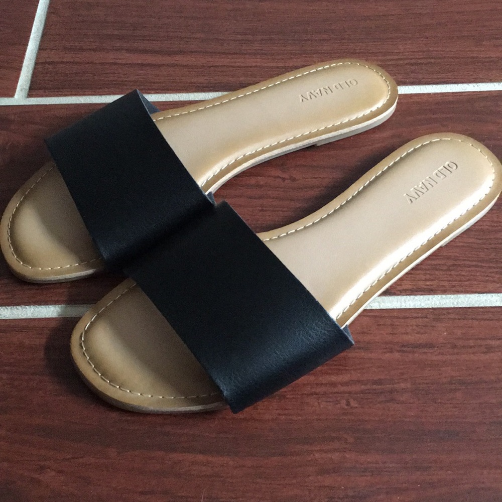 Simple slide sandals